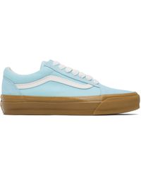 Vans - Baskets Old Skool Bleues À Semelle En Caoutchouc - Lyst