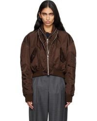 Givenchy - Zipped Shawl Collar Bomber Jacket - Lyst