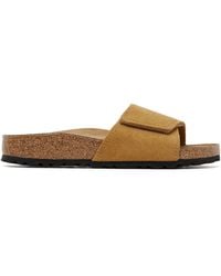 Birkenstock - Tan Narrow Sylt Sandals - Lyst