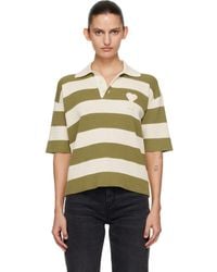 Ami Paris - Off- Short Sleeves 'ami De Coeur' Polo - Lyst