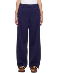 JW Anderson - Pantalon de détente bleu marine édition run hany - Lyst