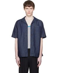 Dries Van Noten - Short-Sleeve Denim Shirt - Lyst