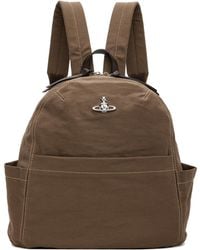 Vivienne Westwood - Khaki George Medium Backpack - Lyst