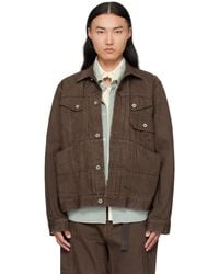 Sacai - Cotton Denim Jacket - Lyst