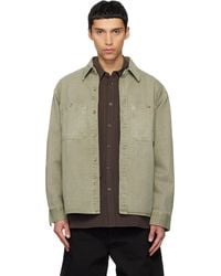 LE17SEPTEMBRE - Garment-Dyed Denim Shirt - Lyst