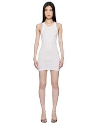 Alexander Wang - Crystal Hotfix Racer Tank Loungewear Minidress - Lyst