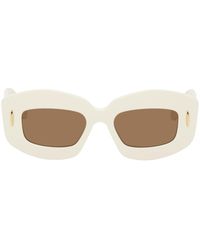 Loewe - Off-white Screen Sunglasses - Lyst