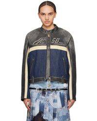 ANDERSSON BELL - Racing Leather Jacket - Lyst
