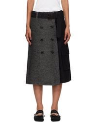 ANDERSSON BELL - Whitney Trench Pleats Midi Skirt - Lyst