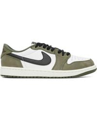 Nike - Khaki Air Jordan 1 Retro Low Sneakers - Lyst