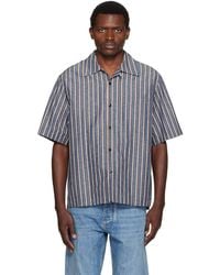 Bottega Veneta - Bold Cotton Linen Stripe Shirt - Lyst