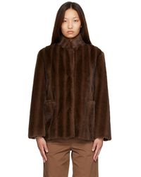 NOTHING WRITTEN - Misha Faux Fur Jacket - Lyst