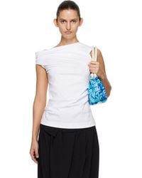Dries Van Noten - Off-Shoulder Jersey Top - Lyst