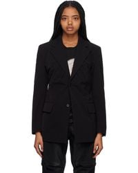we11done - Gathered Blazer - Lyst