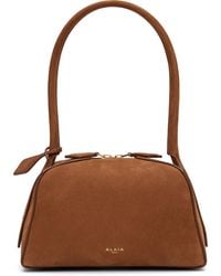 Alaïa - 'Le Bouledogue' Small Nubuck Bag - Lyst