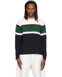 Sacai - Chusen-Dyed Cotton Jersey L/S T-Shirt - Lyst