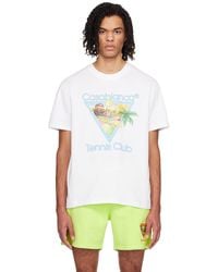 Casablanca - 'afro Cubism Tennis Club' T-shirt - Lyst