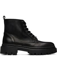 STAUD - Henry Combat Boots - Lyst