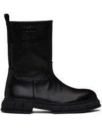【関税込み】Viron ブラック Uncover アップルレザー ダービー メンズ Viron Uncover アップルレザー ダービー ブラック | Lyst