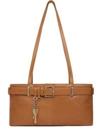 OSOI - Tan Shoulder Brocle Bag - Lyst