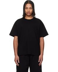 Les Tien - Lightweight Binded Neck Oversized T-Shirt - Lyst