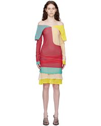 Kiko Kostadinov - Multicolor Mora Midi Dress - Lyst