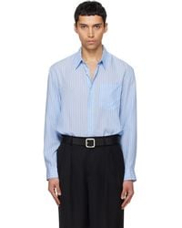 Tonywack - Striped Lyocell Shirt - Lyst