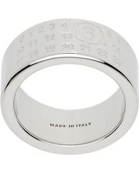 MM6 by Maison Margiela - Numeric Minimal Signature Ring - Lyst