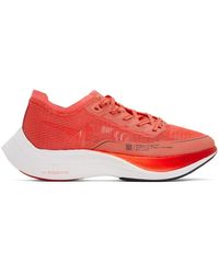 Nike Orange Zoomx Vaporfly Next 2 Sneakers - Red