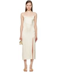 Jacquemus - Off- La Casa 'La Robe Notte' Midi Dress - Lyst