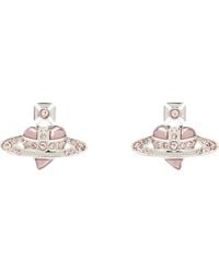 Vivienne Westwood - New Diamante Heart Earrings - Lyst