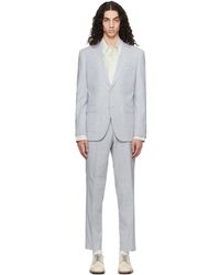 BOSS - Two-Piece Regular-Fit Stretch Bouclé Suit - Lyst