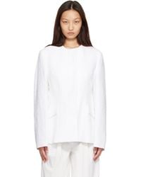 TOTEME - Jacquard Cotton Blazer - Lyst