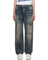 Givenchy - Blue Zip Jeans - Lyst