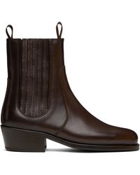 Lemaire - Leather Chelsea Boots - Lyst