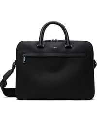 BOSS - Emed Logo Faux-Leather Briefcase - Lyst