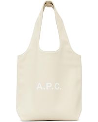 A.P.C. - Off- Ninon Small Tote - Lyst