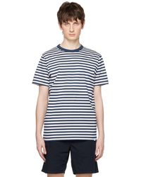 Norse Projects - Navy & White Niels T-shirt - Lyst