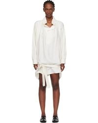KENZO - Off- Paris Oversized Blouse Minidress - Lyst