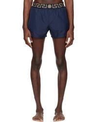 Versace - Greca Swim Shorts - Lyst