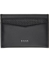 BOSS - Goat Leather Card Holder - Lyst