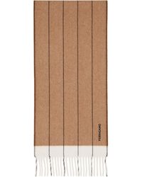 Ferragamo - Tan Mixed Cashmere Scarf - Lyst