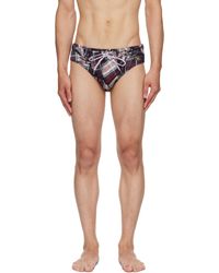 Vivienne Westwood - Slip De Bain Drapé Multicolore À Motif Tartan - Lyst