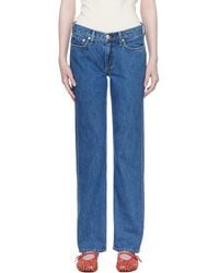 Rag & Bone - Harlow Full Straight Jeans - Lyst
