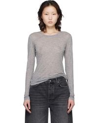 Anine Bing - Sylvie Long Sleeve T-Shirt - Lyst