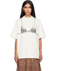 Palm Angels - Off- Bra Loose T-Shirt - Lyst