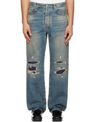 Maison Margiela - Distressed Denim Jeans - Lyst