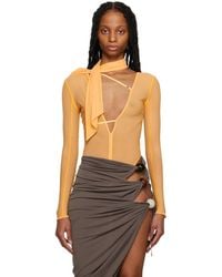 Jacquemus - Le Raphia 'le Body Abanaba' Bodysuit - Lyst