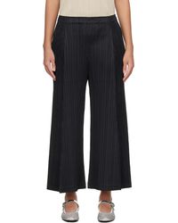 Pleats Please Issey Miyake - Thicker Bottoms 1 Trousers - Lyst