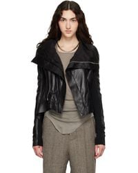 Rick Owens - Tower Naska Biker Leather Jacket - Lyst